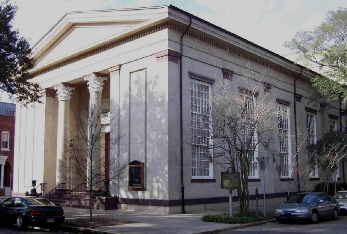 Exterior of Trinity Church in Savannah